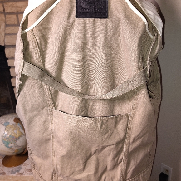 Levi's Beige Trucker Jacket Size Large Mens - Picture 6 of 6
